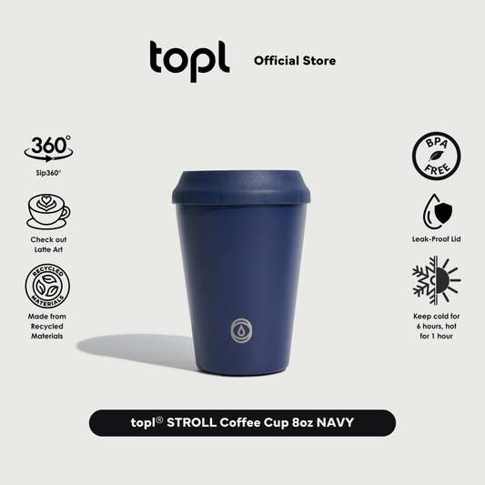 topl® STROLL Coffee Cup NAVY