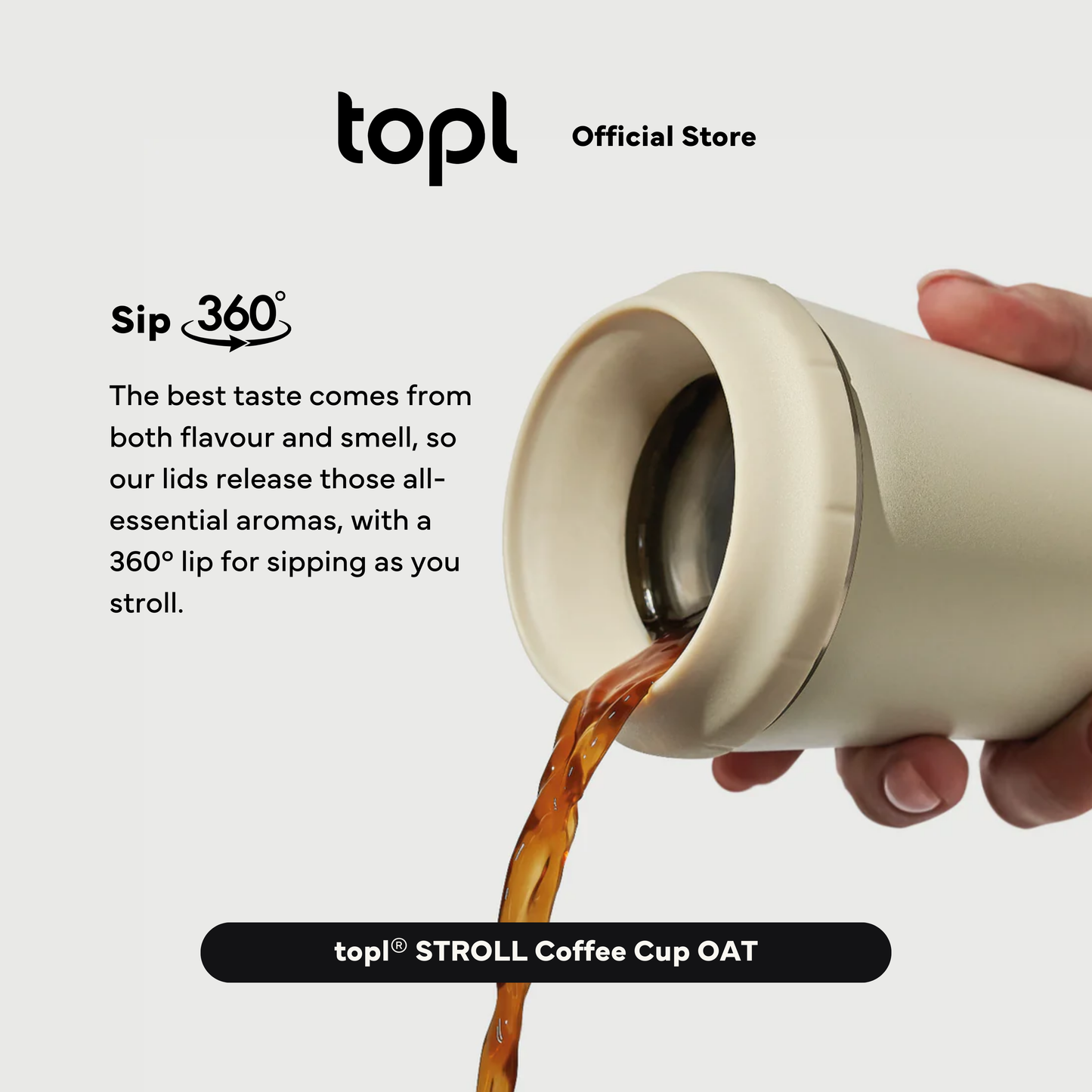 topl® STROLL Coffee Cup OAT